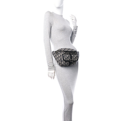 Christian Dior Oblique Dior 8 Belt Bag Beige Black 2 of 9