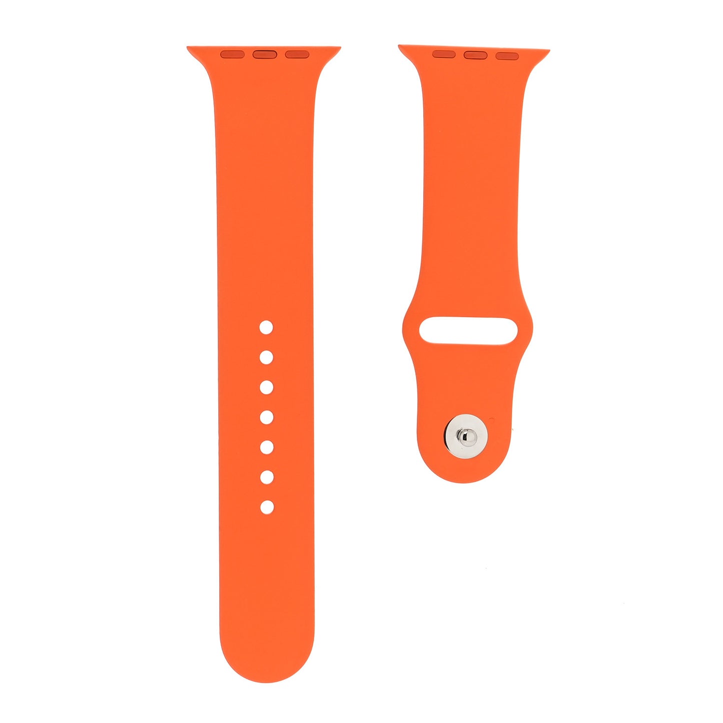 Silicone 44mm Apple Sports Watch Single Tour Band M/L Orange
