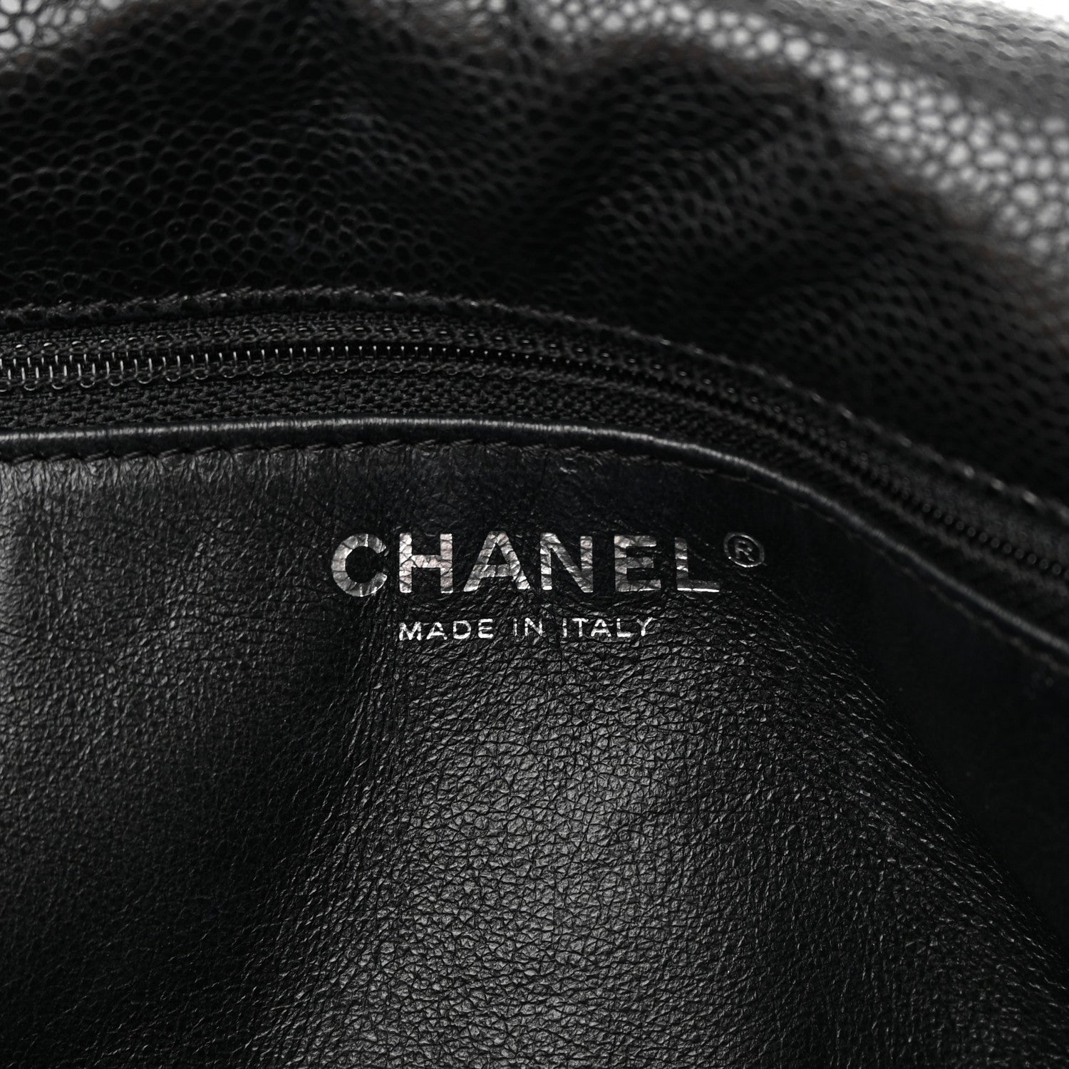 Chanel Caviar Timeless CC Accordion Flap Black 6 of 12