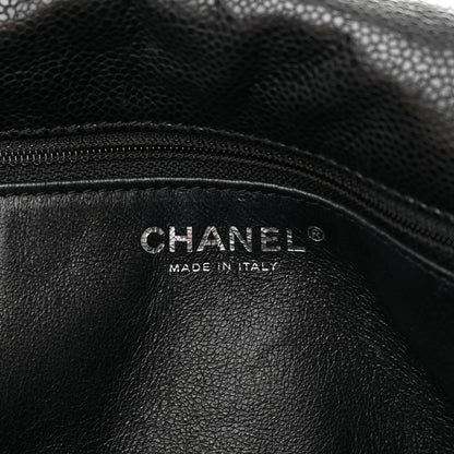 Chanel Caviar Timeless CC Accordion Flap Black 6 of 12