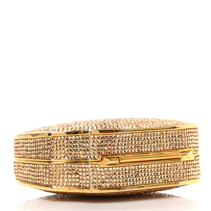 Judith Leiber Swarovski Crystal Clutch Gold 4 of 9