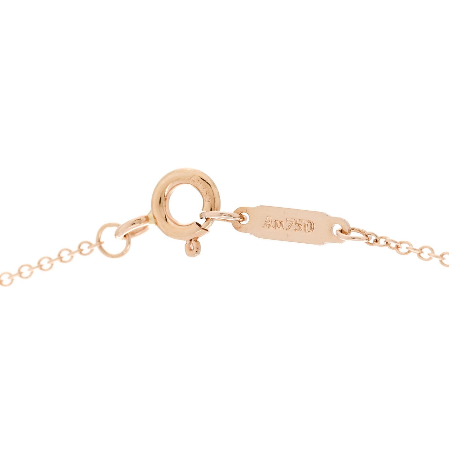 18K Rose Gold Diamond Small Paper Flowers Pendant Necklace