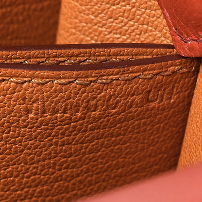 Hermes Evercolor Verso Mini Sac Roulis Brique Caramel 7 of 11