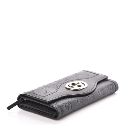 Gucci Guccissima Sukey Continental Wallet Continental Wallet Black 4 of 6