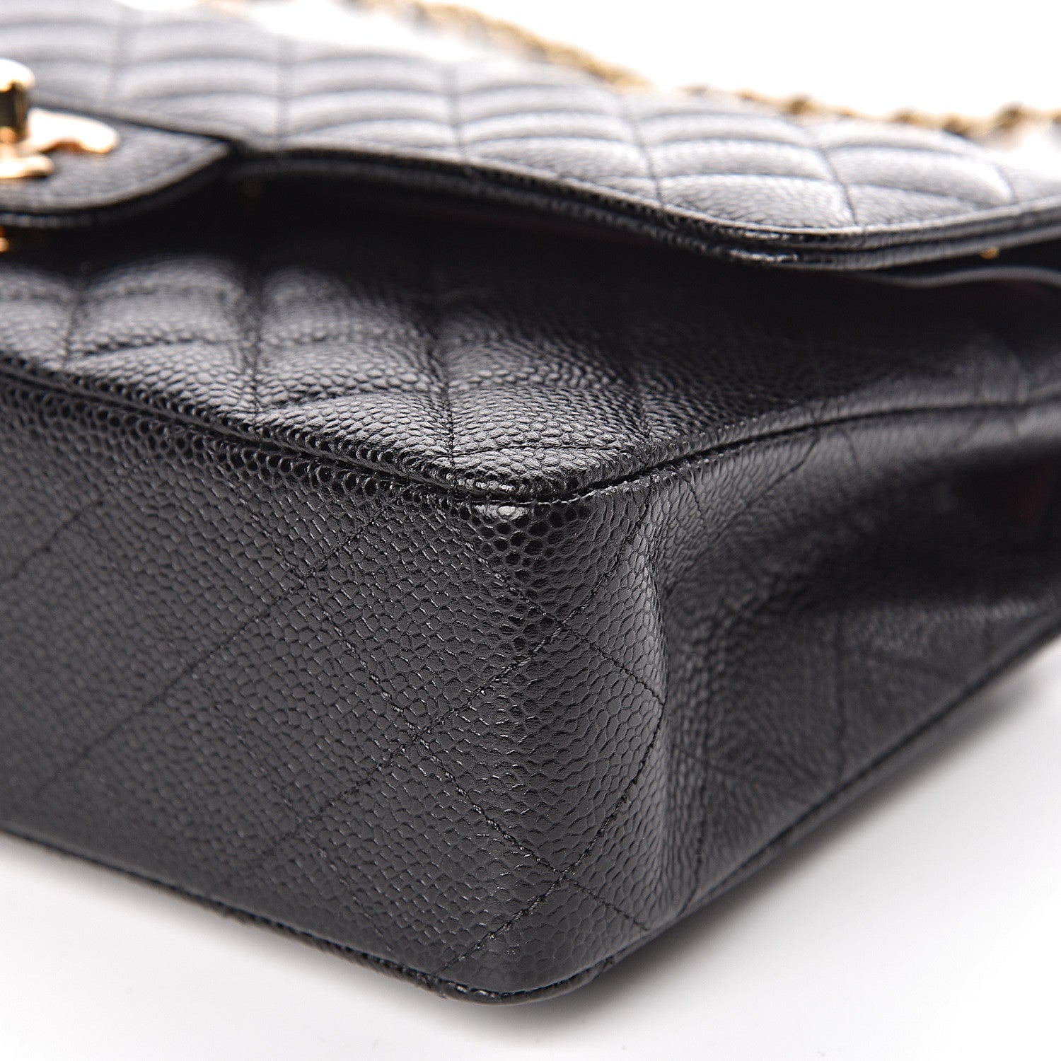 Chanel Caviar Quilted Medium Double Flap Black 9 of 11