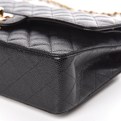 Chanel Caviar Quilted Medium Double Flap Black 9 of 11