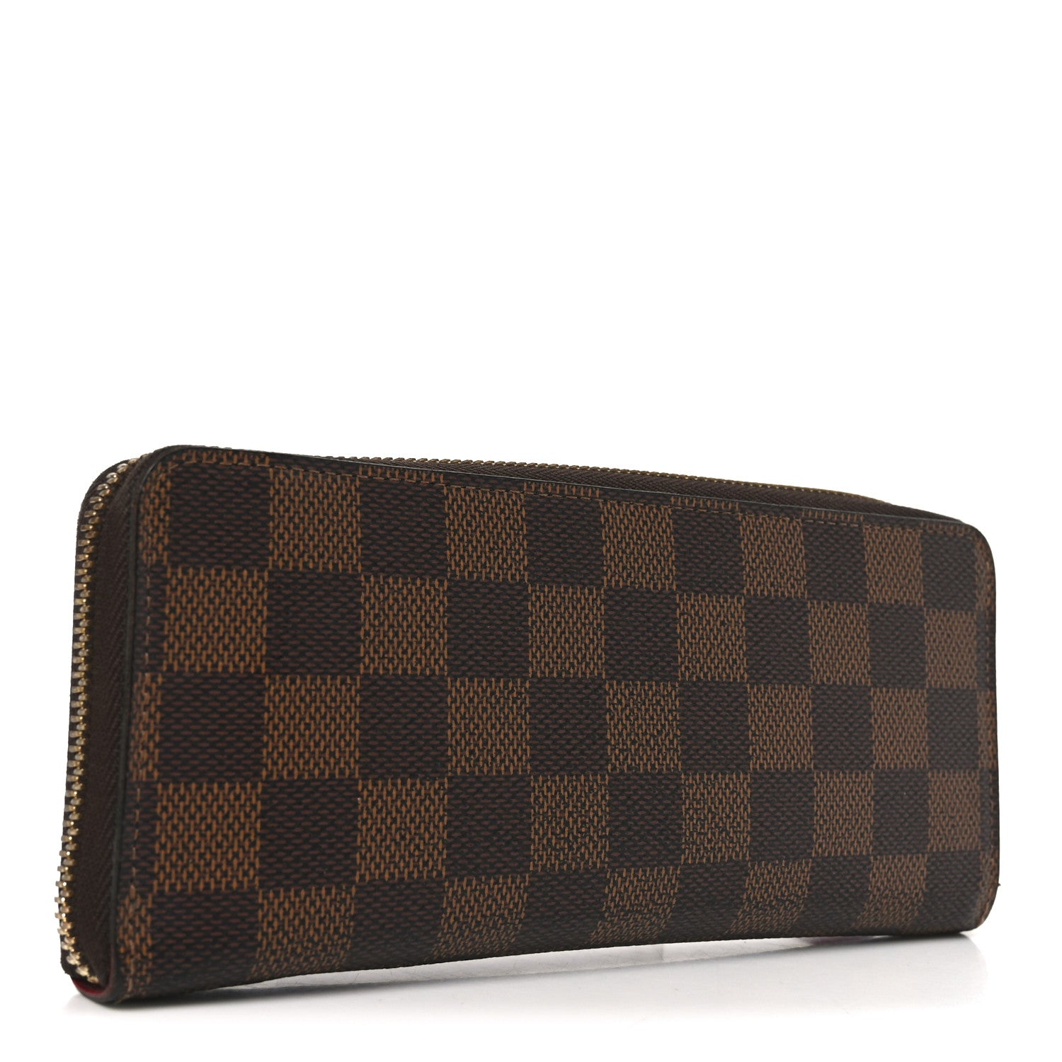 Louis Vuitton Damier Ebene Clemence Wallet Cherry 3 of 7