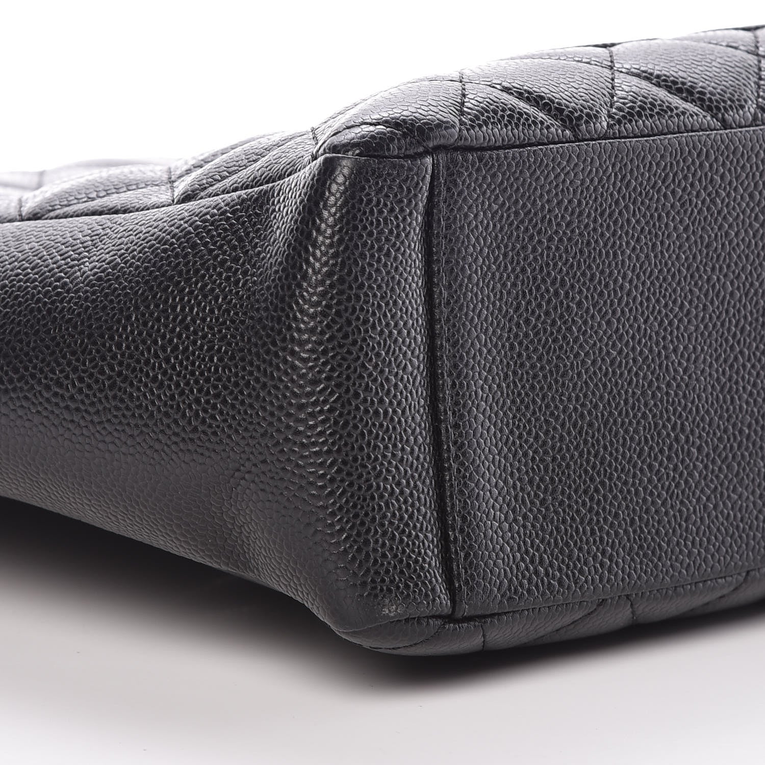 Chanel Caviar Quilted Petit Shopping Tote PST Black 8 of 9
