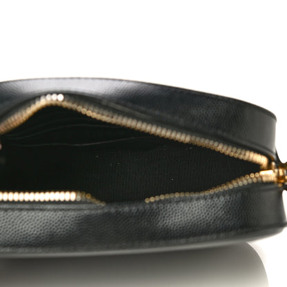 Saint Laurent Grain De Poudre Small Classic Monogram Camera Bag Black 5 of 9