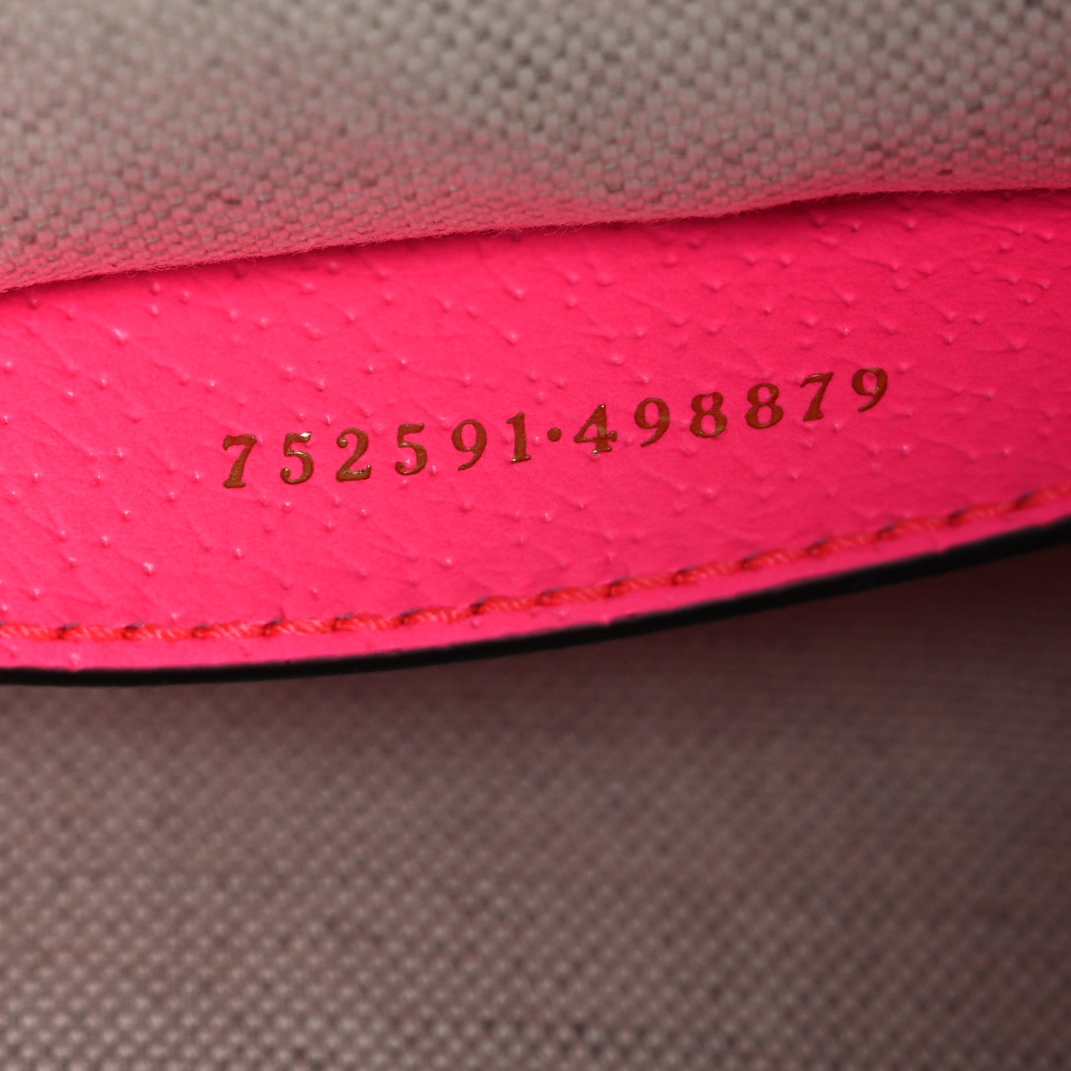 Gucci GG Supreme Monogram Textured Dollar Calfskin Web Ophidia Small Crossbody Bag Beige Ebony Fuchsia 7 of 10