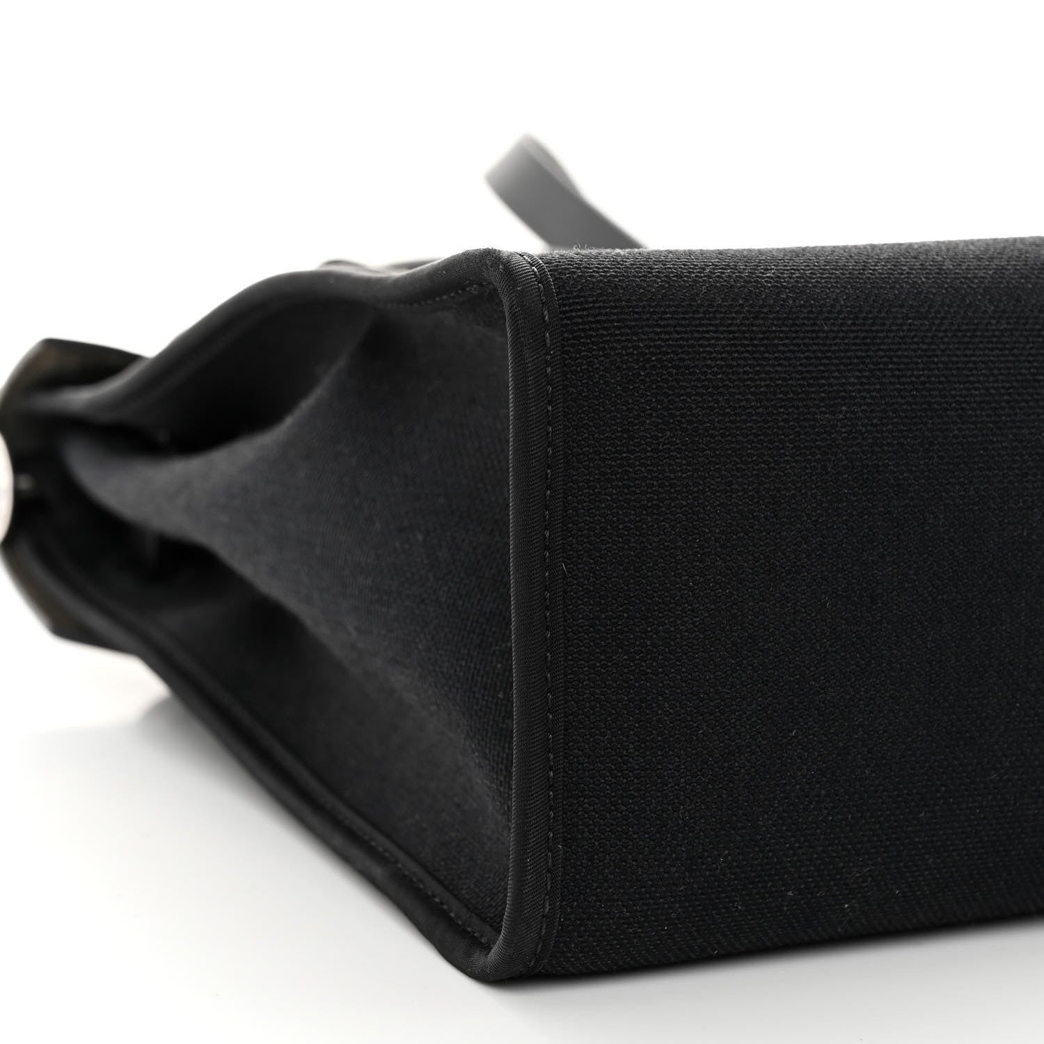 Hermes Military Toile Vache Hunter Herbag Zip PM 31 Black 9 of 11