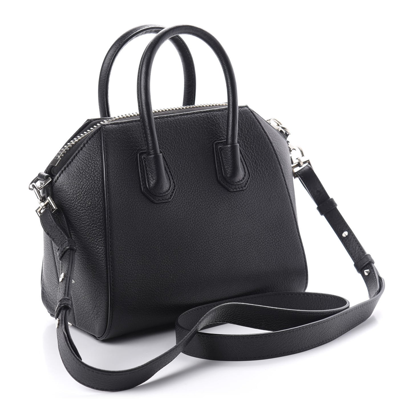 Sugar Goatskin Mini Antigona Black