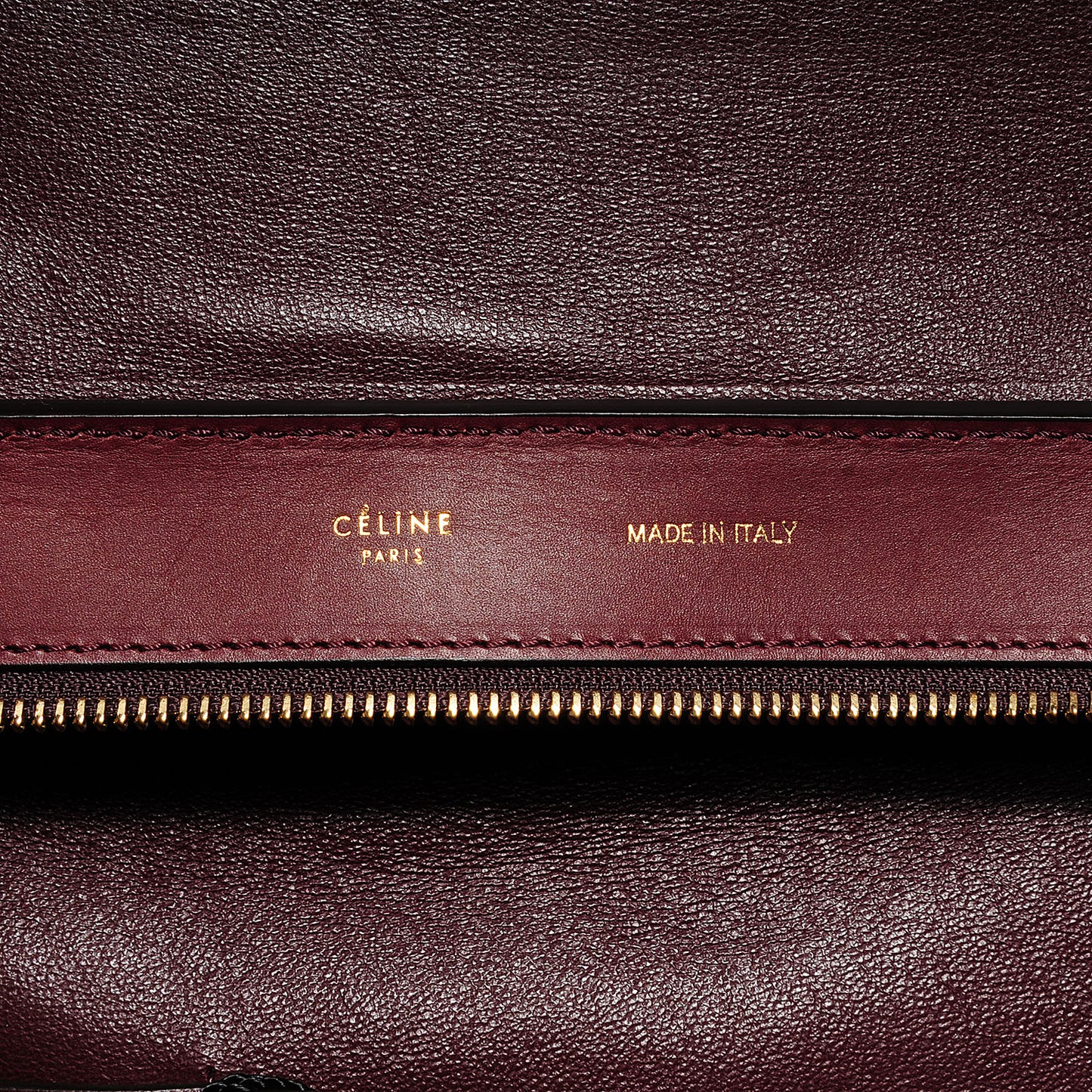 Smooth Calfskin Suede Medium Trapeze Burgundy