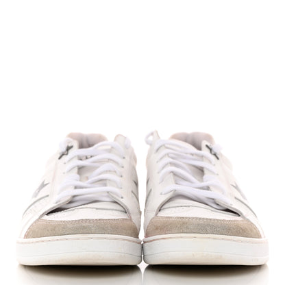 Christian Dior Calfskin Suede Dior Star Low Top Sneakers 36.5 White Black 2 of 22