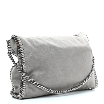 Stella McCartney Shaggy Deer Falabella Fold Over Tote Grey 3 of 9
