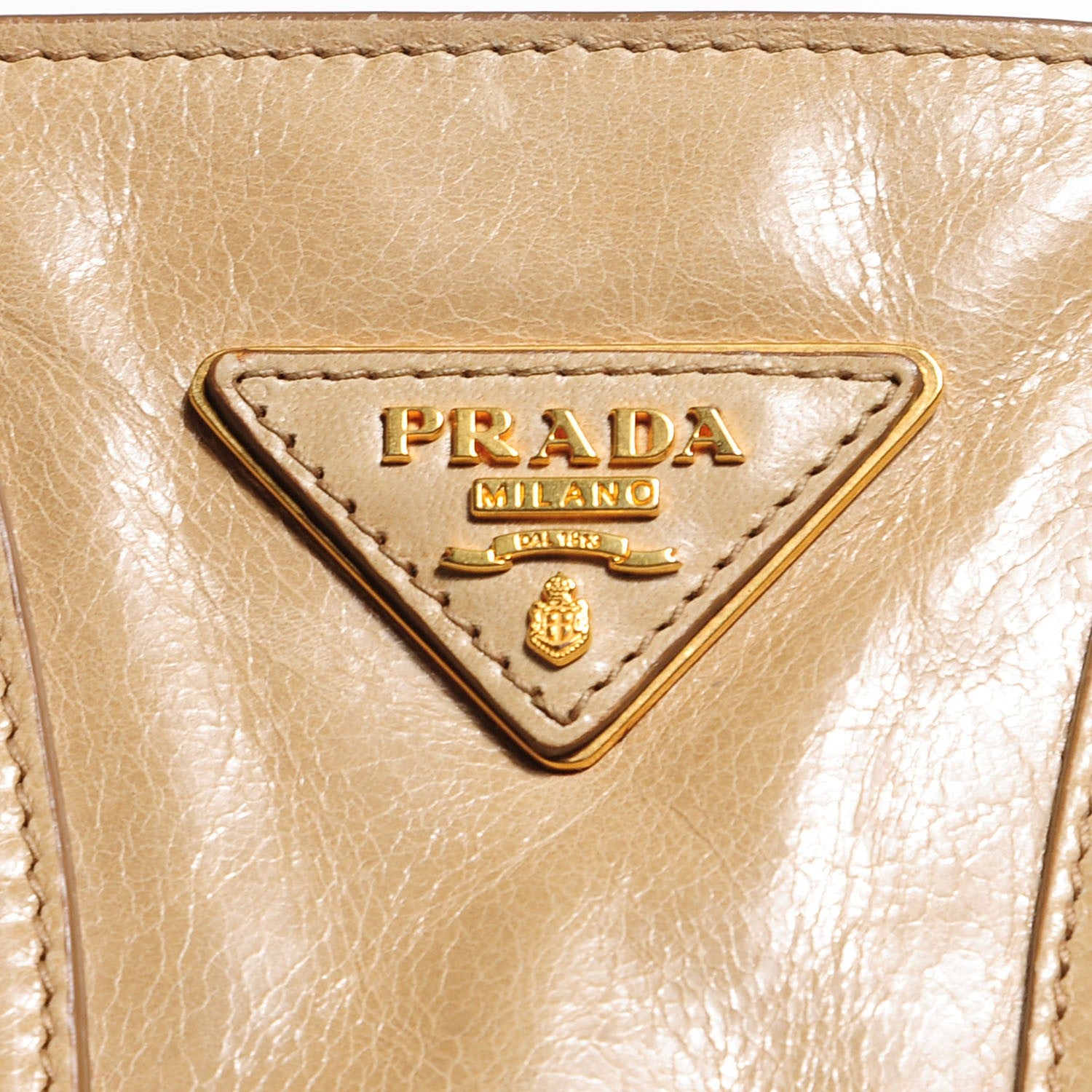 Prada Glace Calf Tote Quarzo 11 of 11