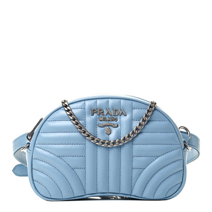 Prada Soft Calfskin Impunture Diagramme Belt Bag Astrale 2 1 of 4