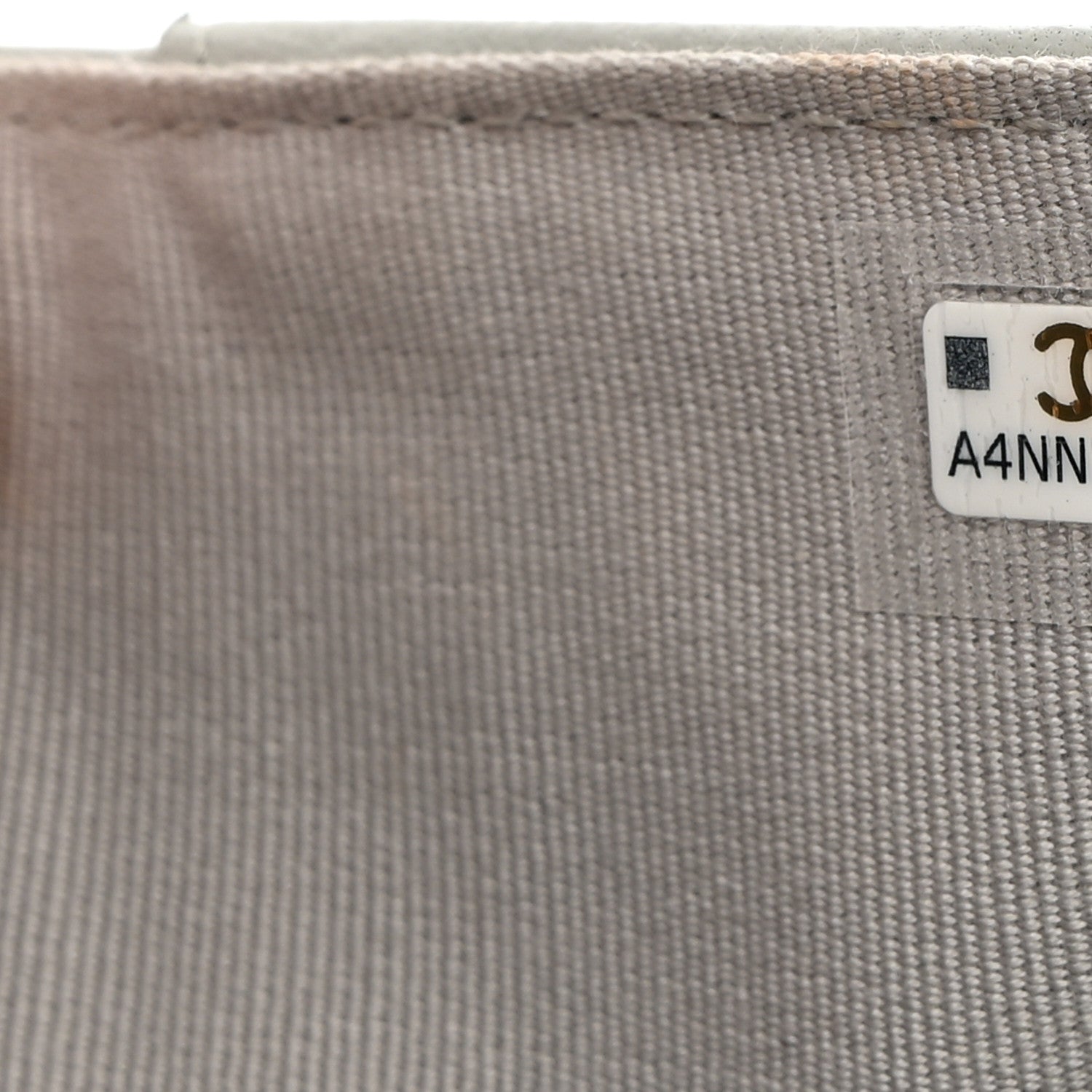 Chanel Lambskin Quilted Small Flap Wallet Grey 7 of 7