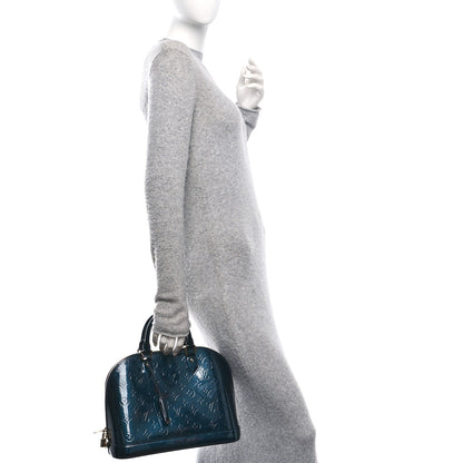 Louis Vuitton Vernis Alma PM Blue Nuit 2 of 9