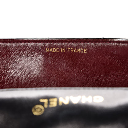 Chanel Patent Quilted Medium Single Flap Bag Black 7 of 13