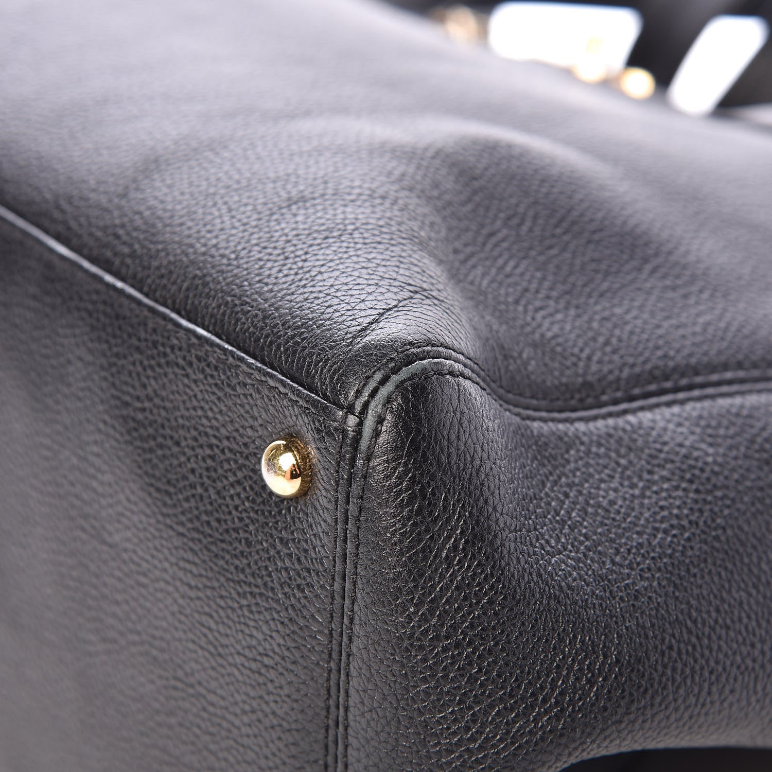 Chanel Calfskin Cerf Shopper Tote Black 10 of 16
