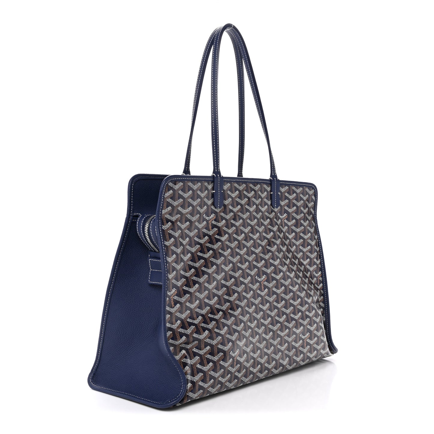 Goyardine Sac Hardy Pet Carrier PM Navy