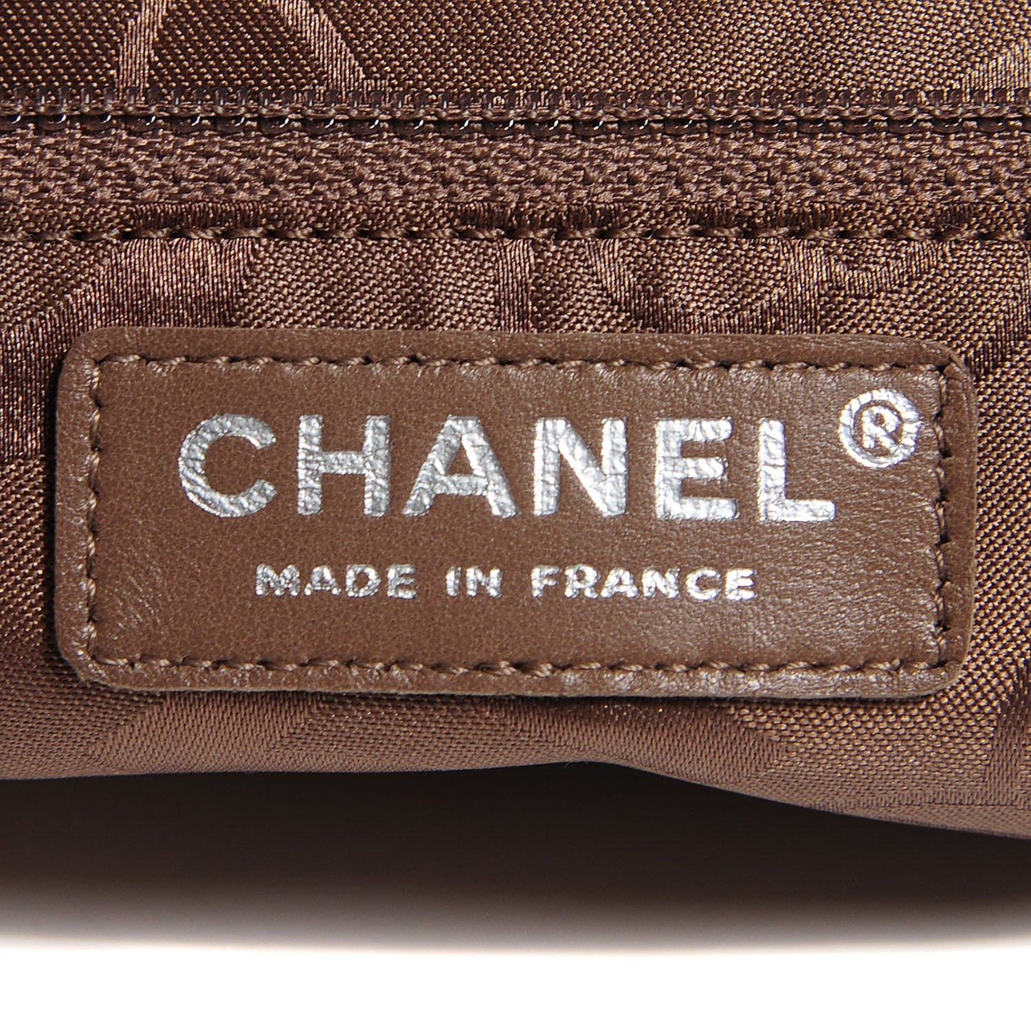 Chanel Lambskin Vertical Quilted East West Flap Brown 7 of 7