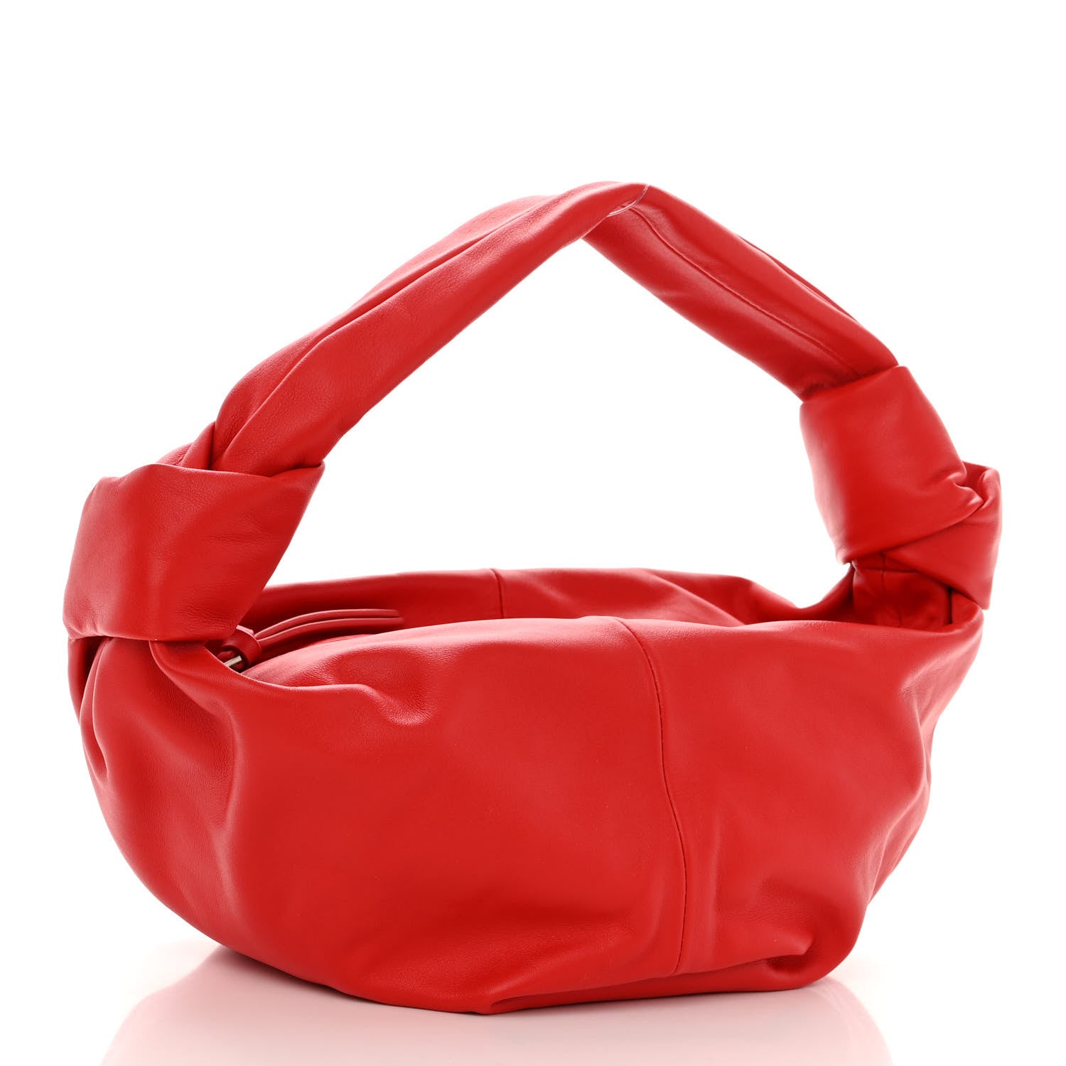 Bottega Veneta Calfskin Mini Double Knot Bag Red 3 of 10