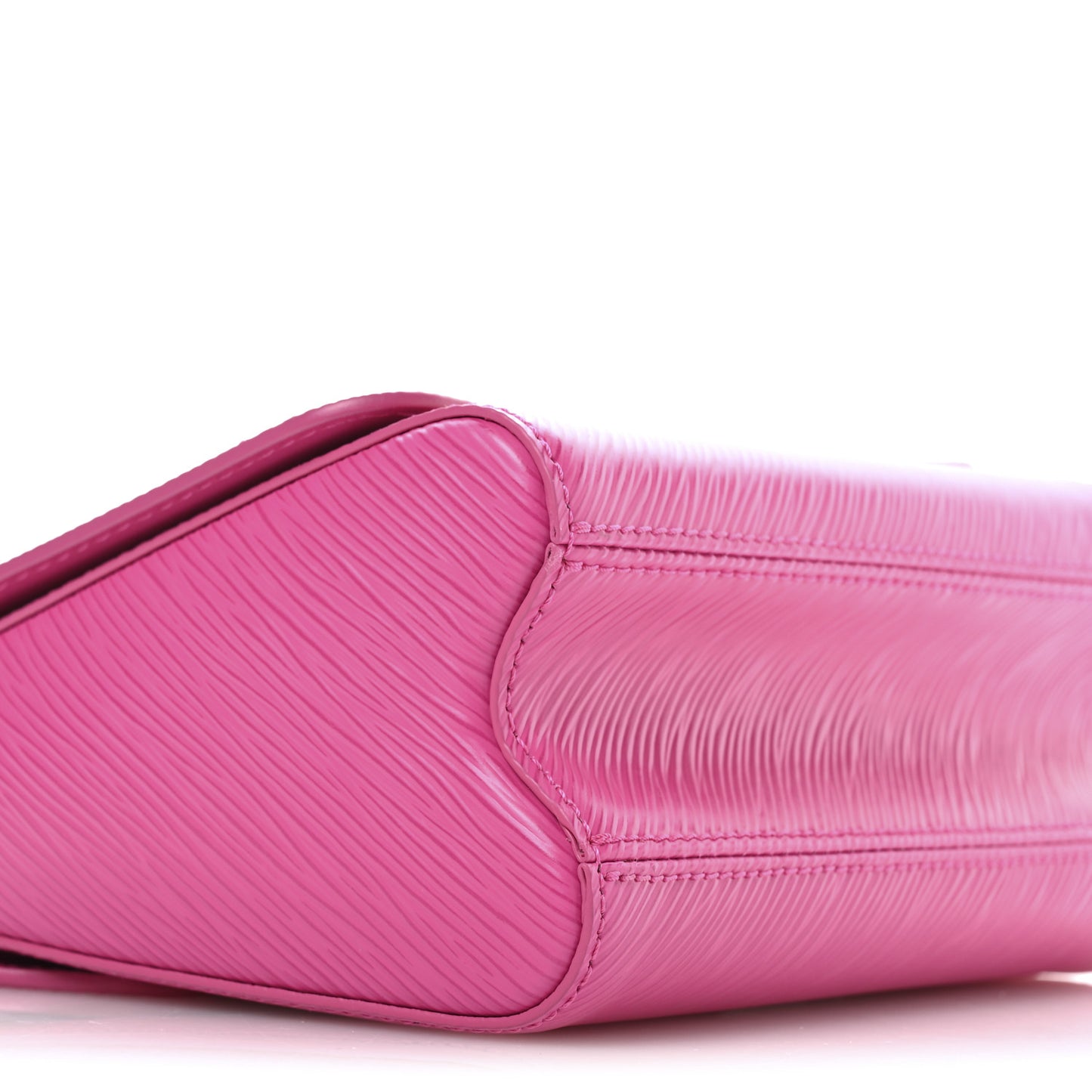 Epi Twist Braided Chain Shoulder Bag PM Rose Miami Pink