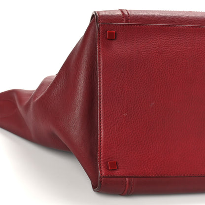 Celine Baby Grained Calfskin Medium Phantom Luggage Carmin 7 of 9