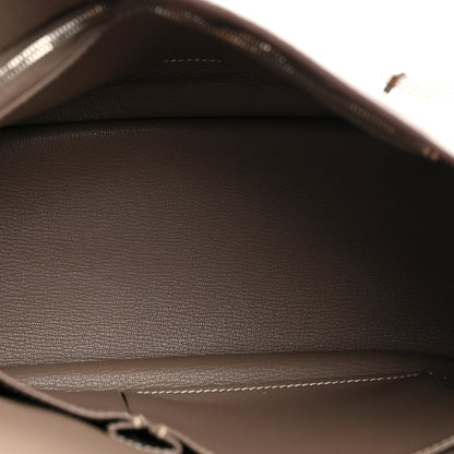 Hermes Taurillon Clemence Jypsiere 28 Etoupe 5 of 12