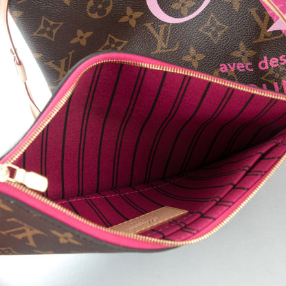 Louis Vuitton Monogram Hawaii V Neverfull MM Hot Pink 10 of 10