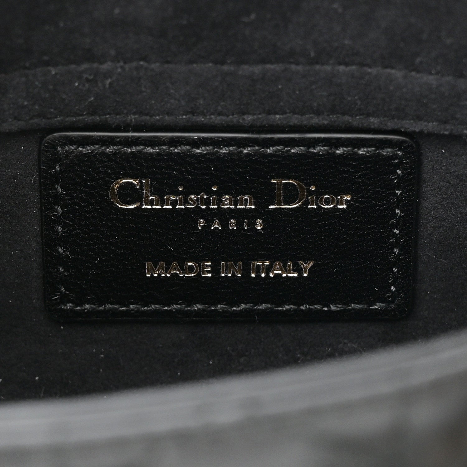 Christian Dior Lambskin Cannage Micro Lady D-Joy Black 6 of 10