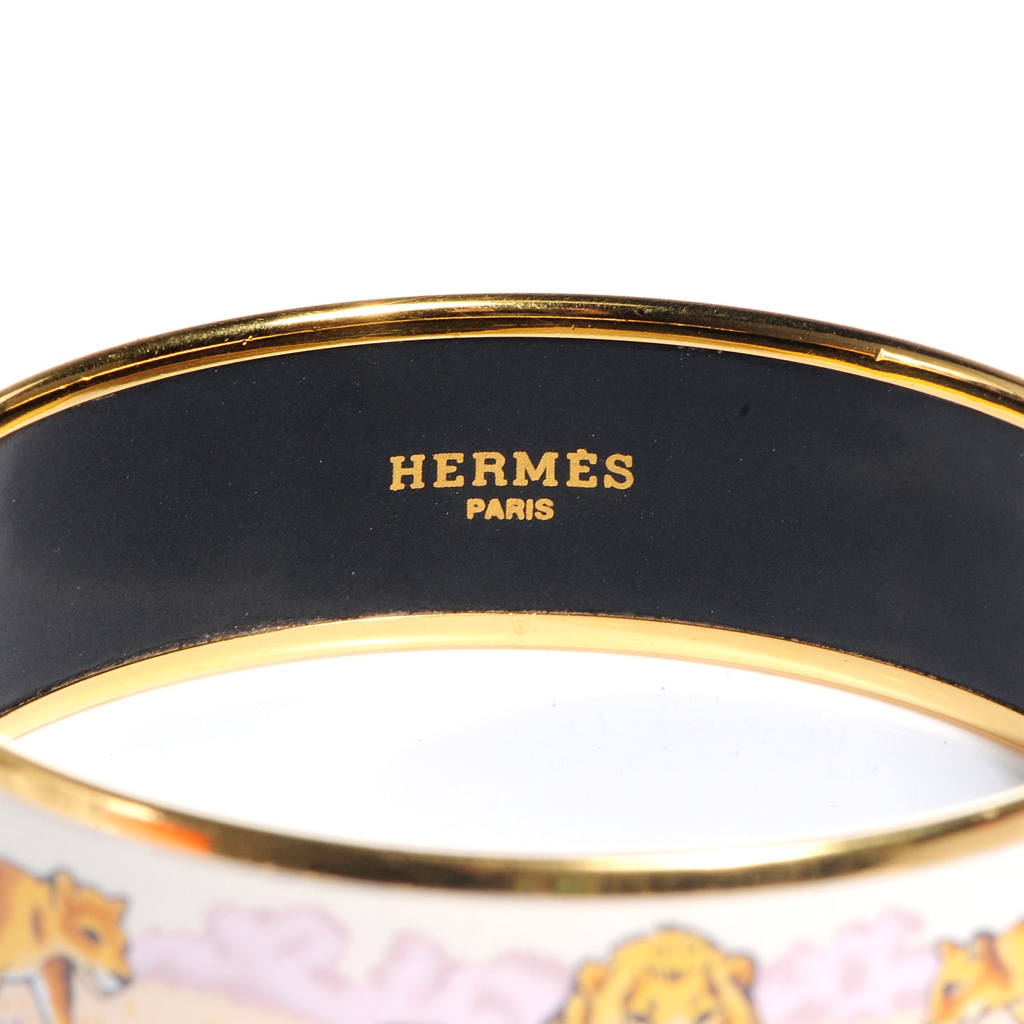 Enamel Printed Pride of Lions Wide Bracelet 62