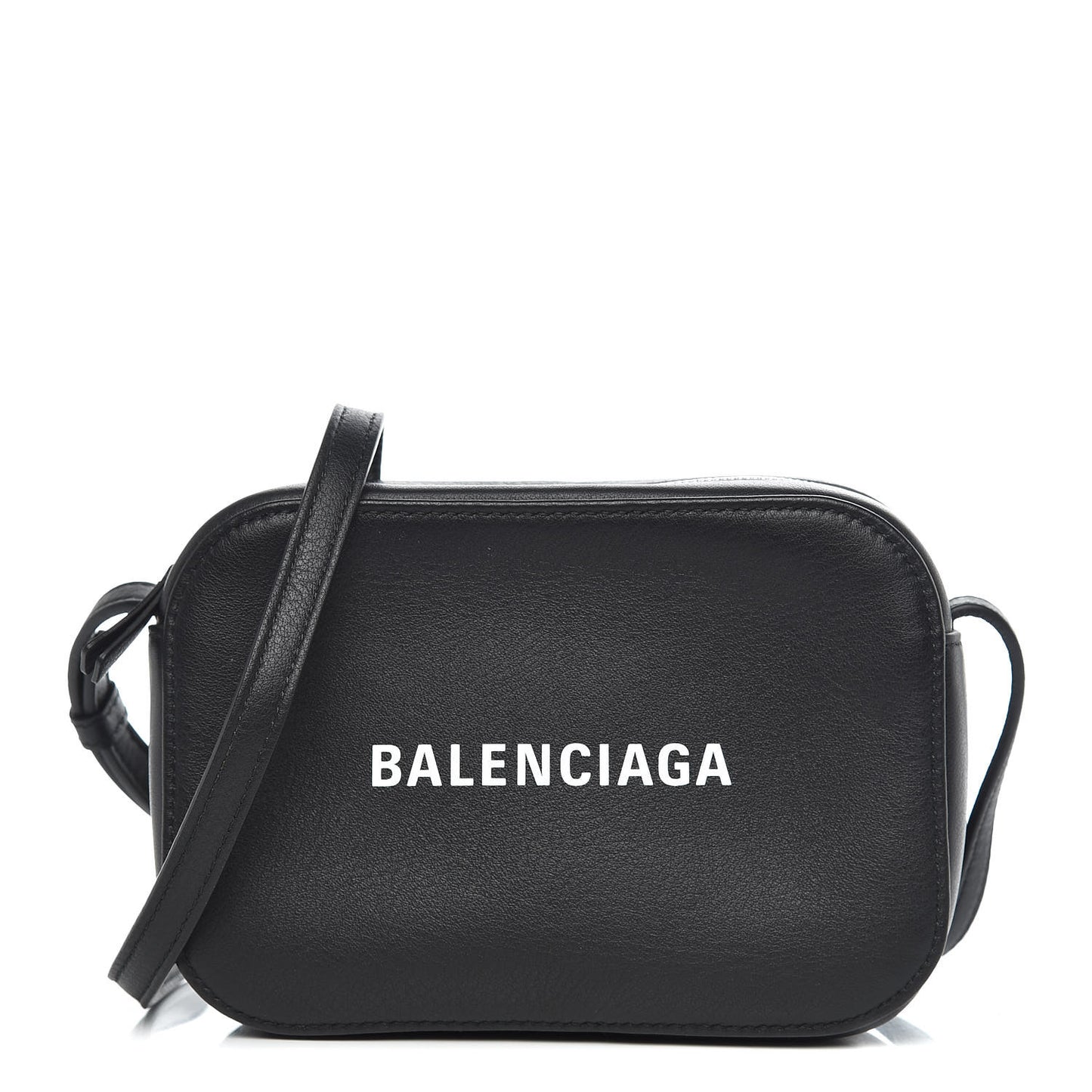 Calfskin Logo XS Everyday Camera Bag Black