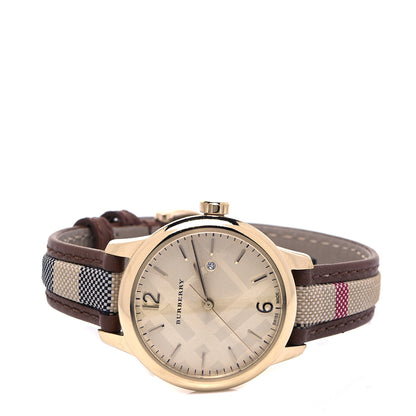 Burberry Stainless Steel Calfskin 32mm Classic Quartz Watch Beige BU10114 2 of 5