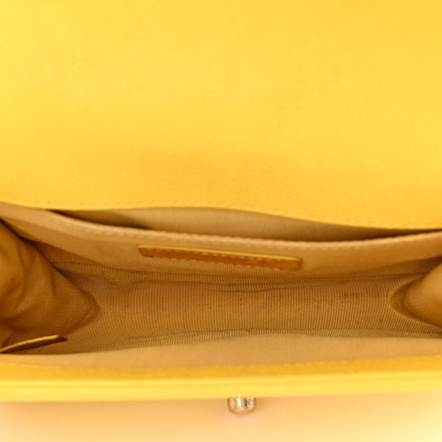 Chanel Caviar Quilted Small Boy Flap Yellow 5 of 17