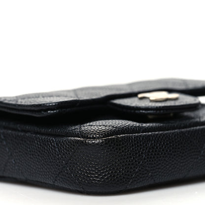Chanel Caviar Quilted Mini Chain Belt Bag Black 10 of 11