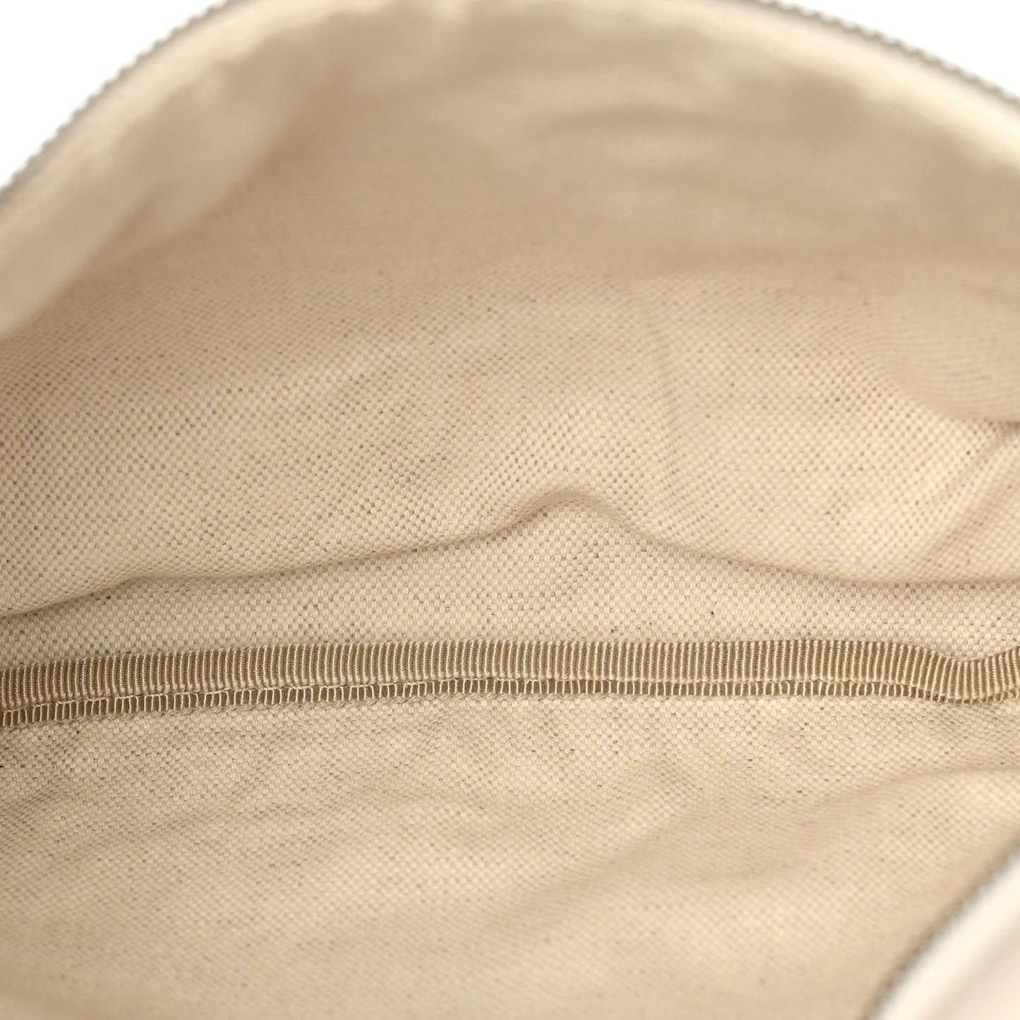 Grained Calfskin Logo Belt Bag White