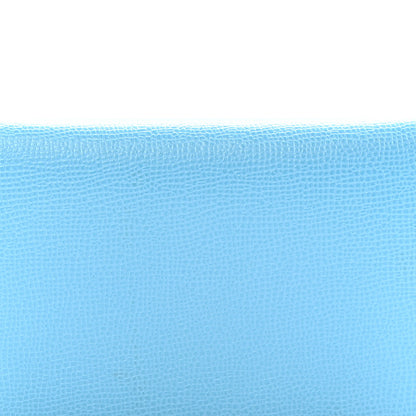 Hermes Epsom Calvi Card Case Celeste 9 of 10