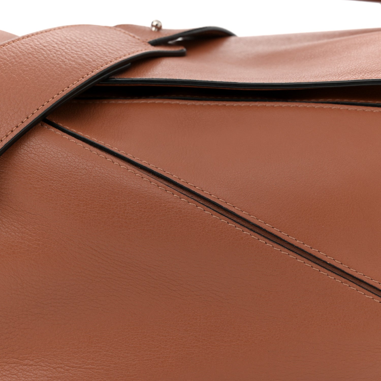 Loewe Calfskin Medium Puzzle Bag Tan 8 of 18