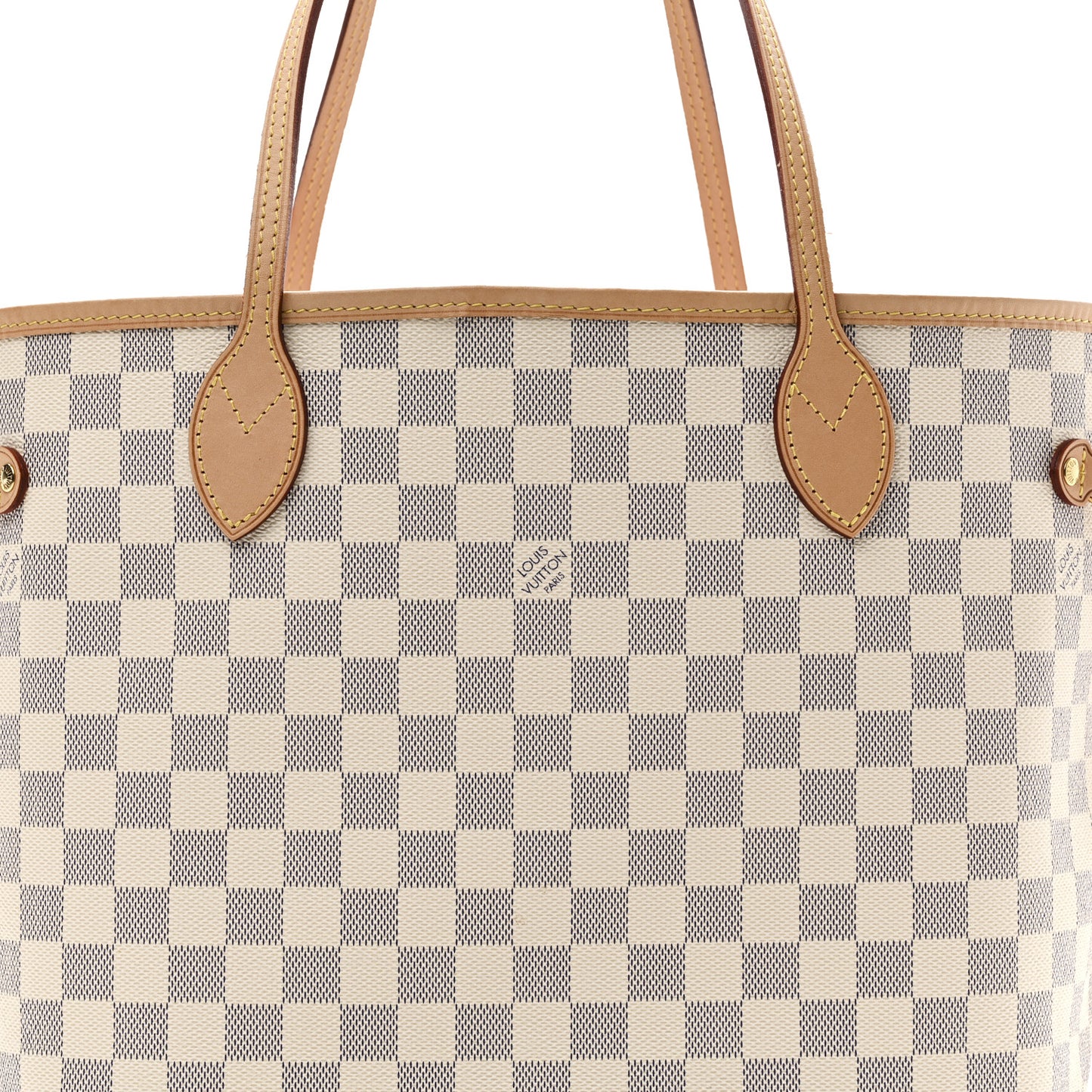 Damier Azur Neo Neverfull MM Rose Ballerine
