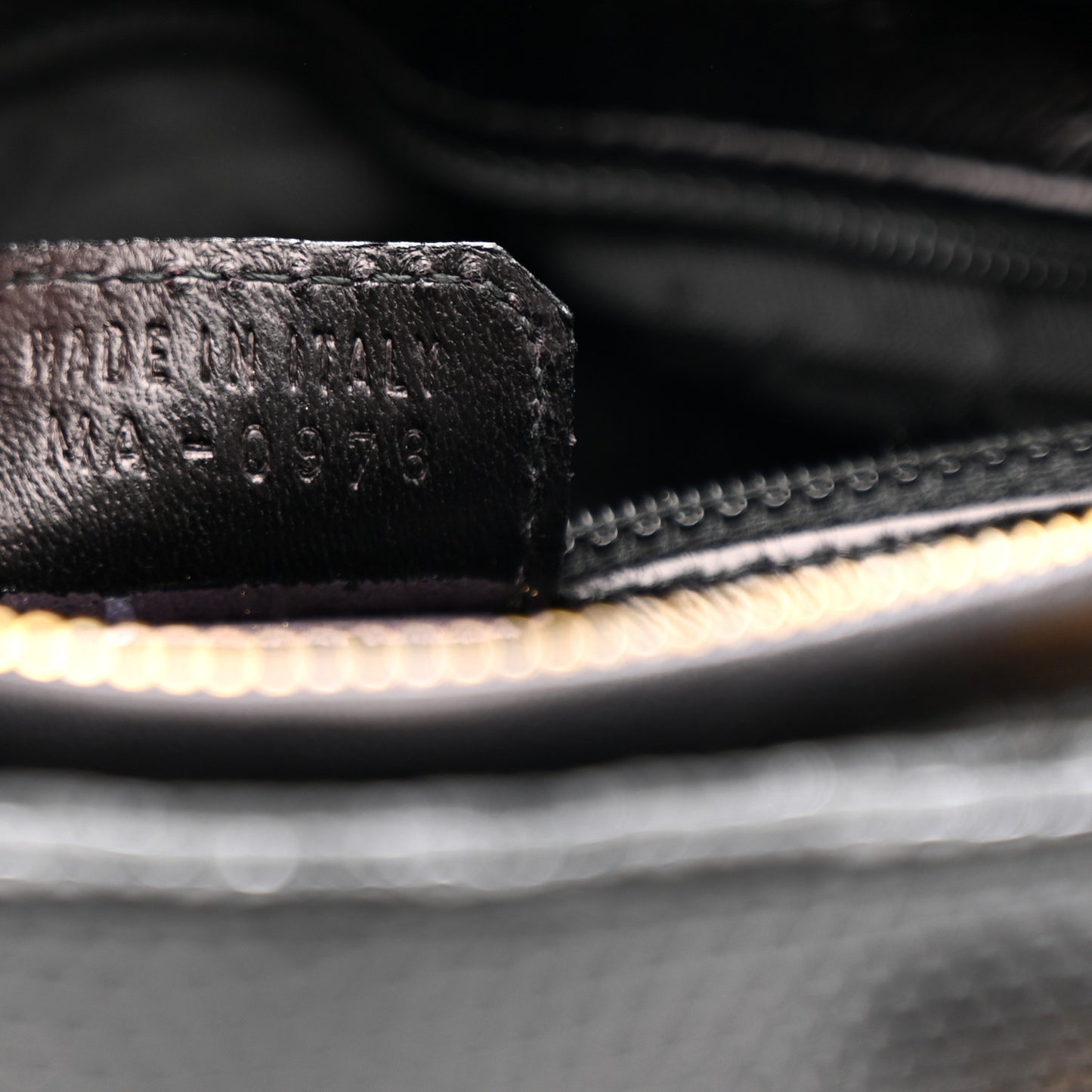 Lizard Medium Lady Dior Black