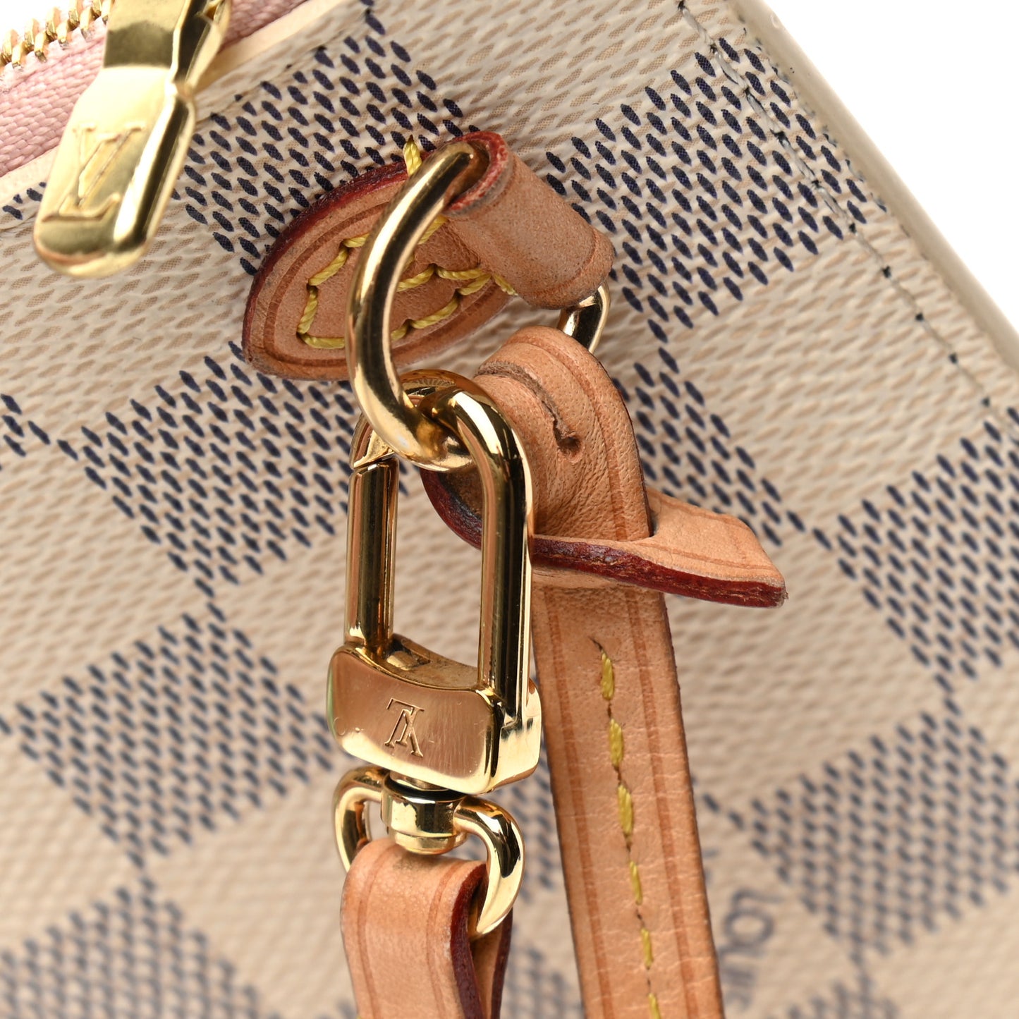 Damier Azur Neverfull MM GM Pochette Rose Ballerine