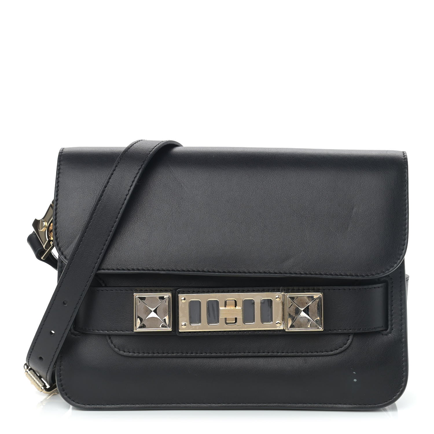 Proenza Schouler Calfskin Mini PS11 Classic Shoulder Bag Black 1 of 10