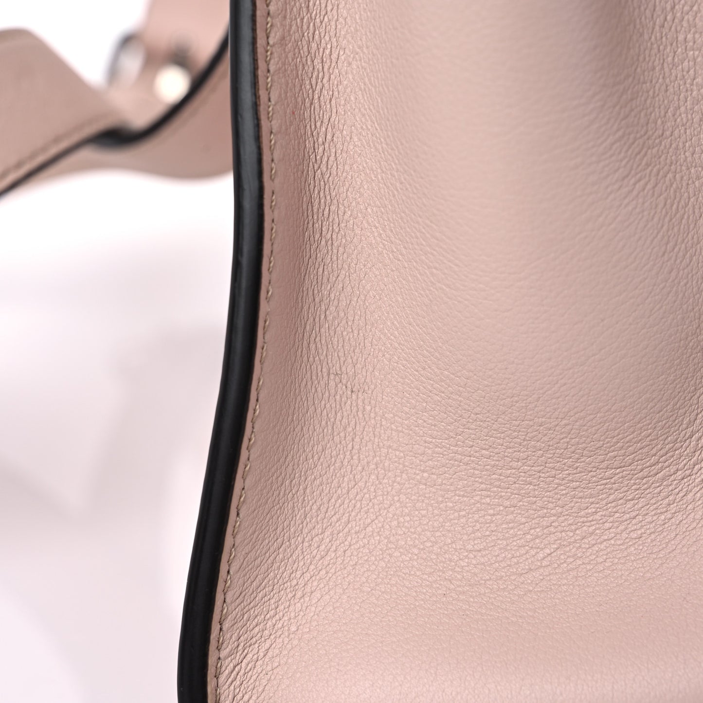 Vitello Seta Shiny Nappa Medium Peekaboo Iconic Satchel Soap Opale