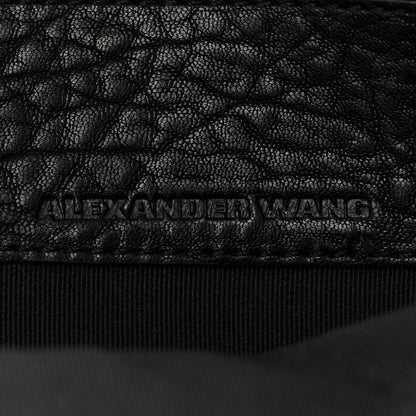 Alexander Wang Pebbled Lambskin Dumbo Backpack Black Rose Gold Hardware 6 of 11