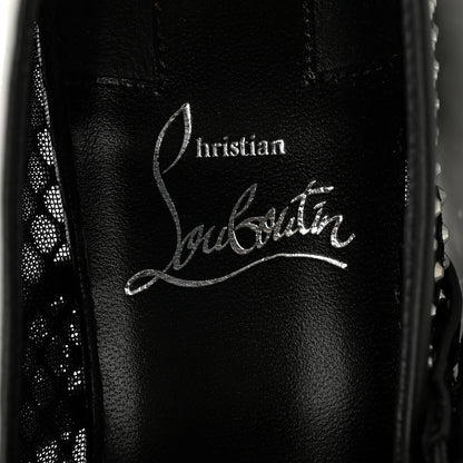 Christian Louboutin Crystal Mamastrapitina Strass Mesh Ballerina Flats 36.5 Black 7 of 9