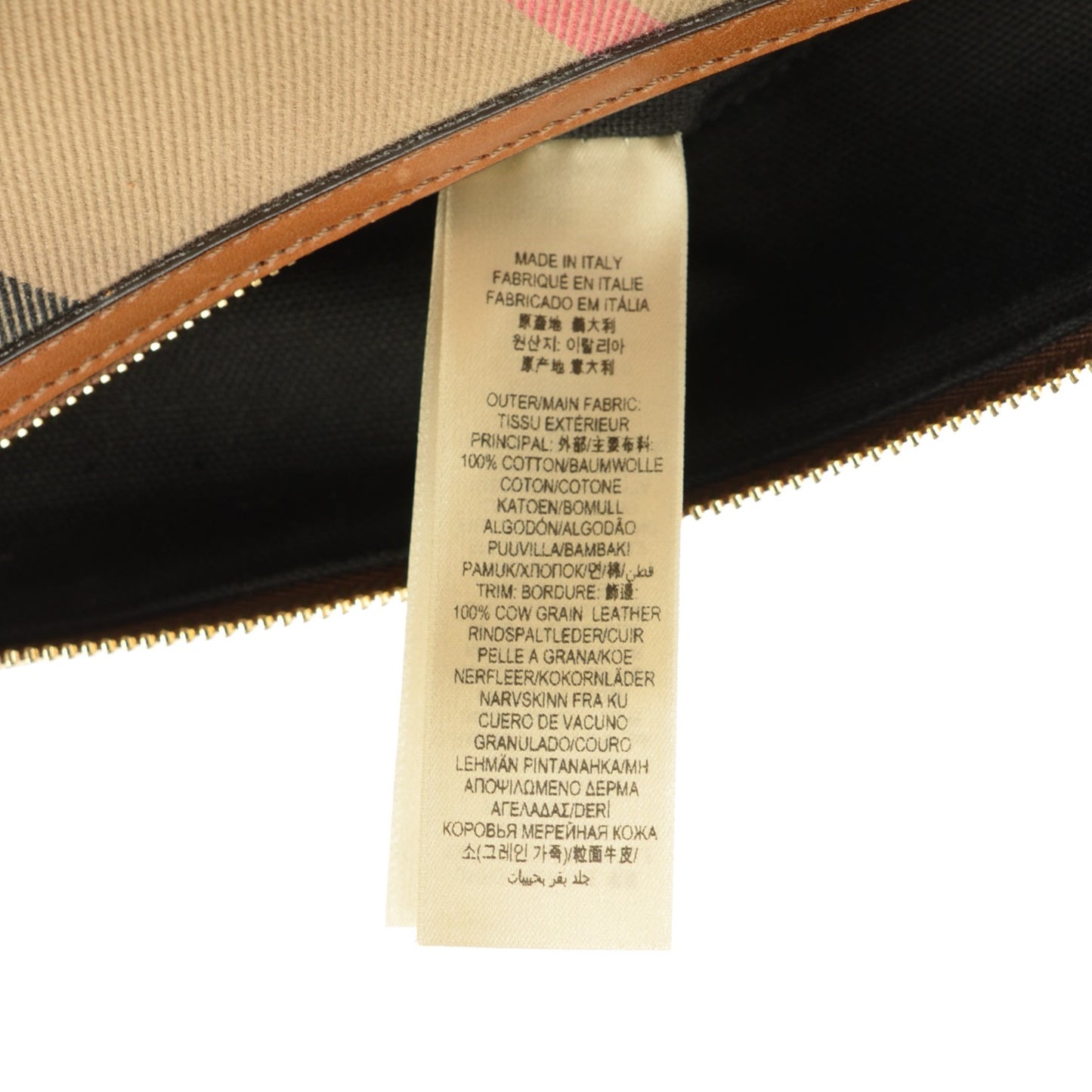 House Check Medium Alchester Bowling Bag Tan
