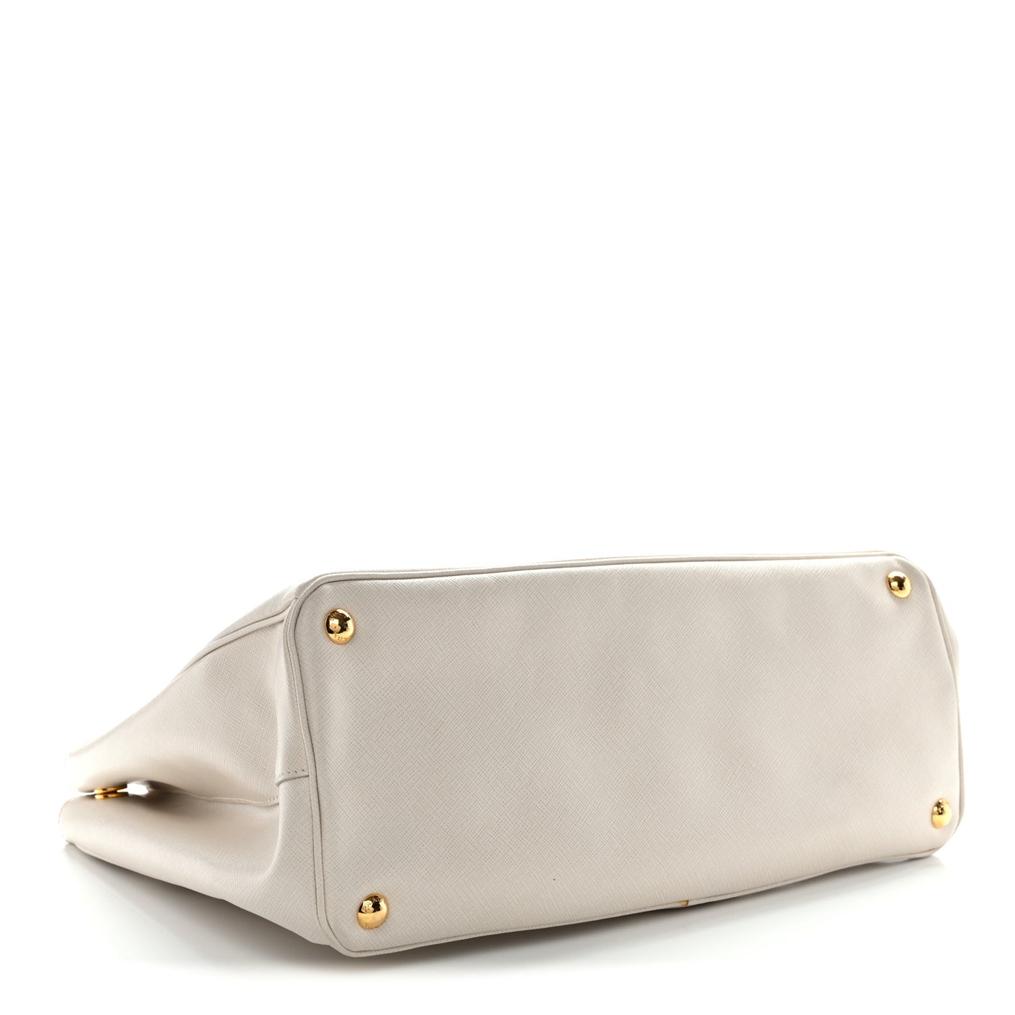 Saffiano Lux Large Galleria Double Zip Talco